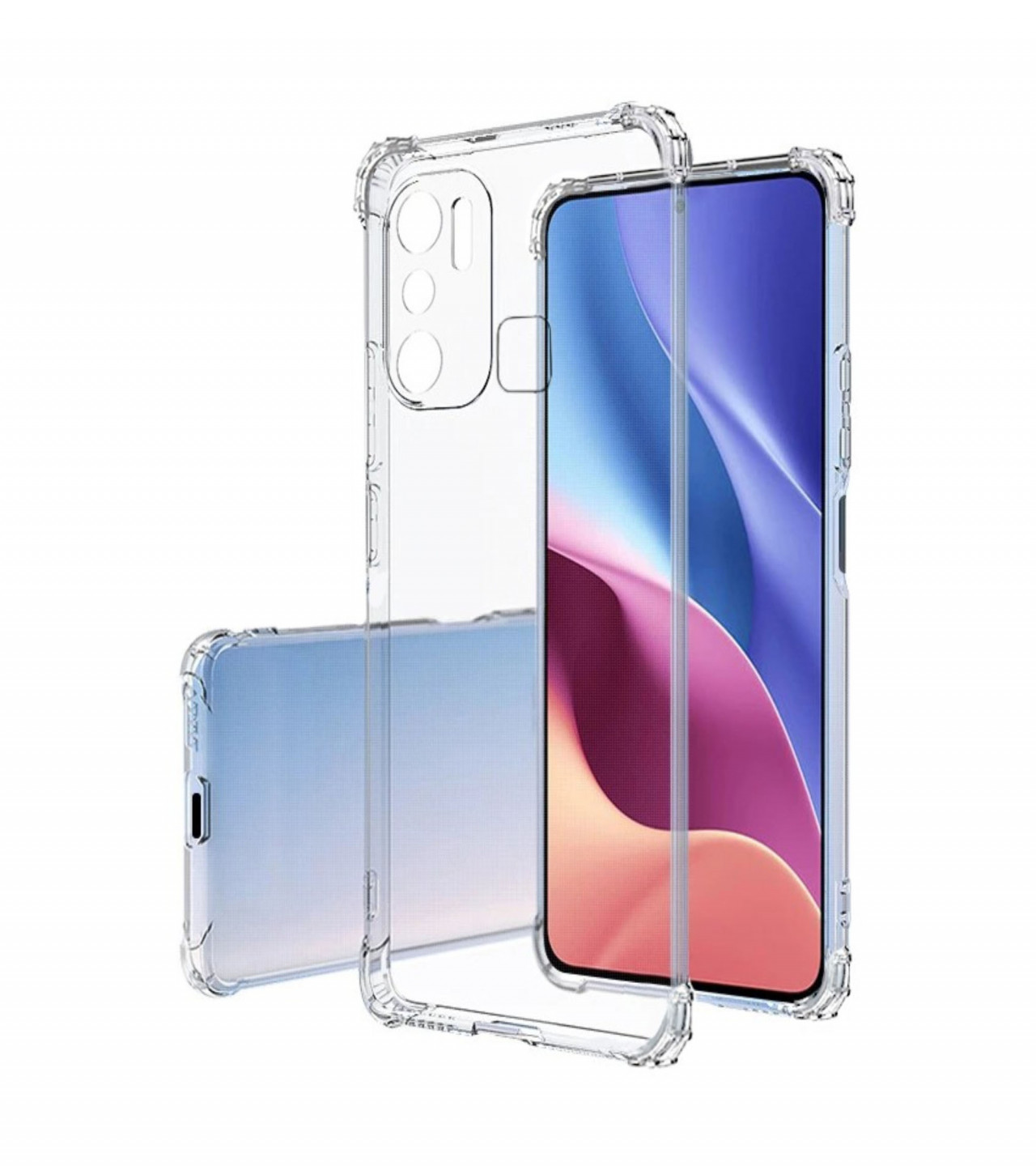 Infinix Hot 20i Back Cover Transparent Extra Bumper Anti Shock Soft Crystal Clear Case Infinix Hot 20i