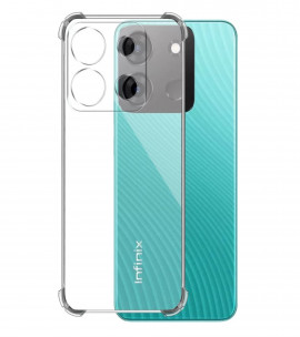 Infinix Smart Back Cover Transparent Extra Bumper Anti Shock