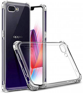 OPPO A12E Back Cover Transparent Extra Bumper Anti Shock Soft