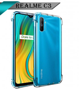 Realme C3 Transparent Back Cover Realme C3 Back Cover Transparent
