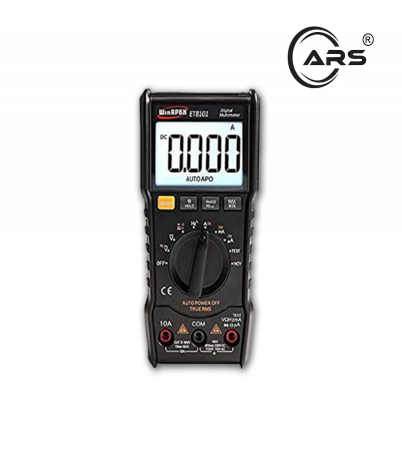 ET8102 True Rms Digital Display Pocket Size Multimeter 1000V 10A Voltmeter Ammeter