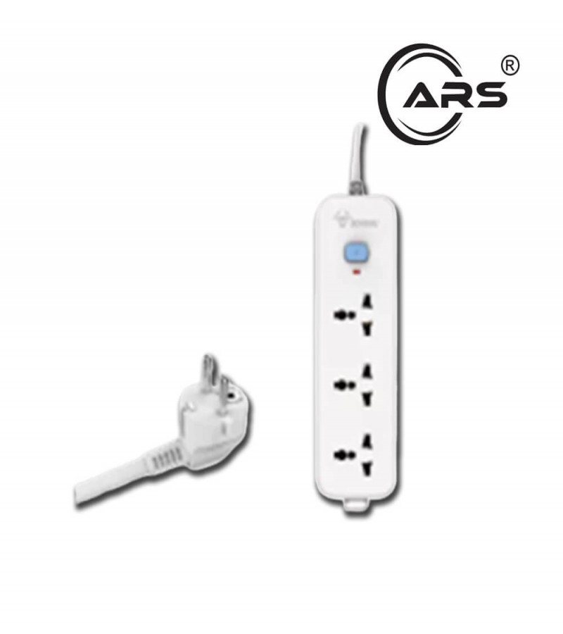GONGNIU N1030 3-Way Power Extension Socket with Master Switch, German VDE Certified, 3.0m Cable, 3×0.75mm²