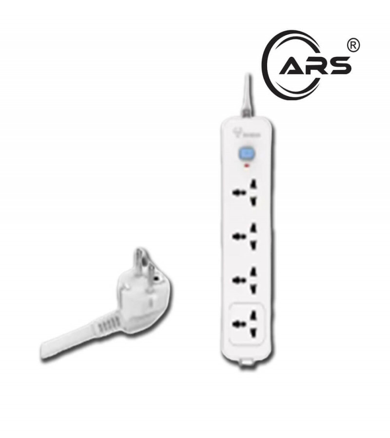 GONGNIU N1040 4-Way Extension Socket with Master Switch, VDE Certified, 3m 3×0.75mm² Cable, Surge Protection