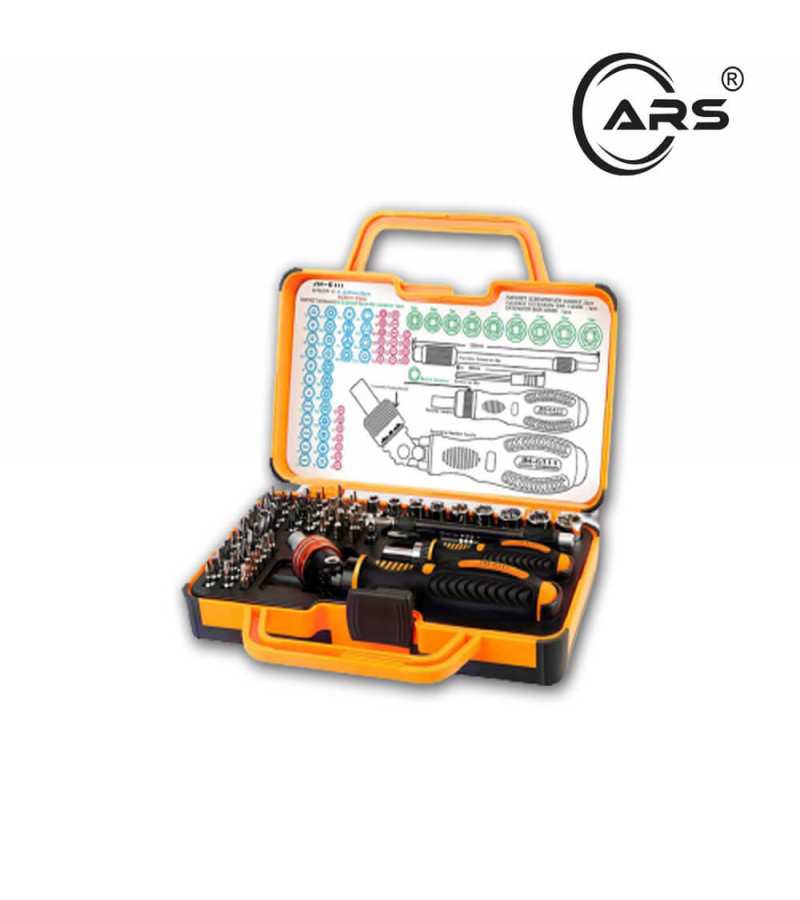 Jakemy JM-6111 Professional Screwdriver Tool Set with 45 Bits, Precision Repair Kit for Electronics & Devices