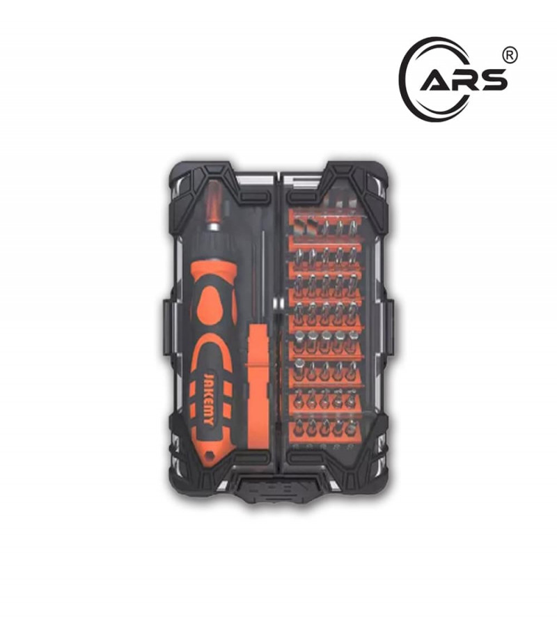 Jakemy JM-6124 48 in 1 Magnetic Ratchet Screwdriver Tool Set for Home, DIY, Laptop, Electronics Repair Kit