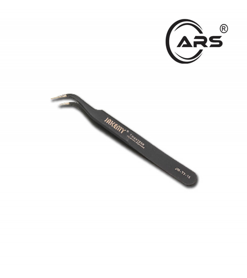 Jakemy JM-T7-15 Precision Anti-Static Tweezer for Mobile Repair, Electronics, Hobby Work, ESD-Safe Tool