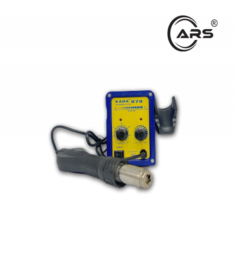 Kada 878 SMD Rework Station Heat Gun & Soldering Iron Combo | Digital Display | ESD Safe | 2-in-1 Repair Tool