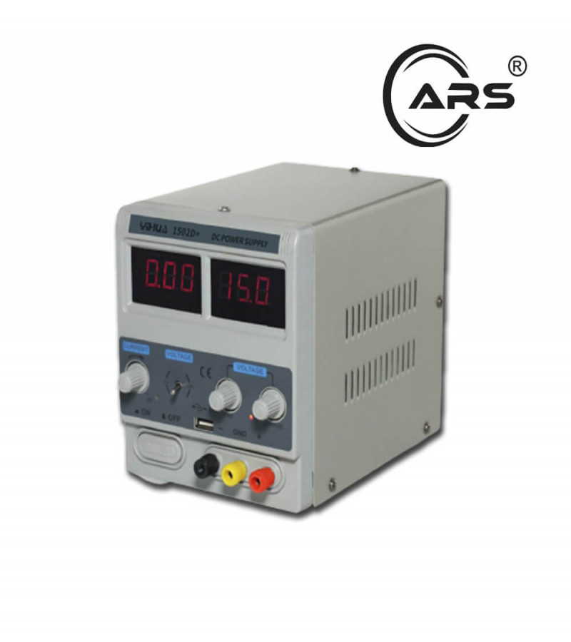 Yihua YH-1502D+ USB 15V 2A DC Power Supply Adjustable Voltage Digital Lab Bench Power Supply for Mobile Repairv