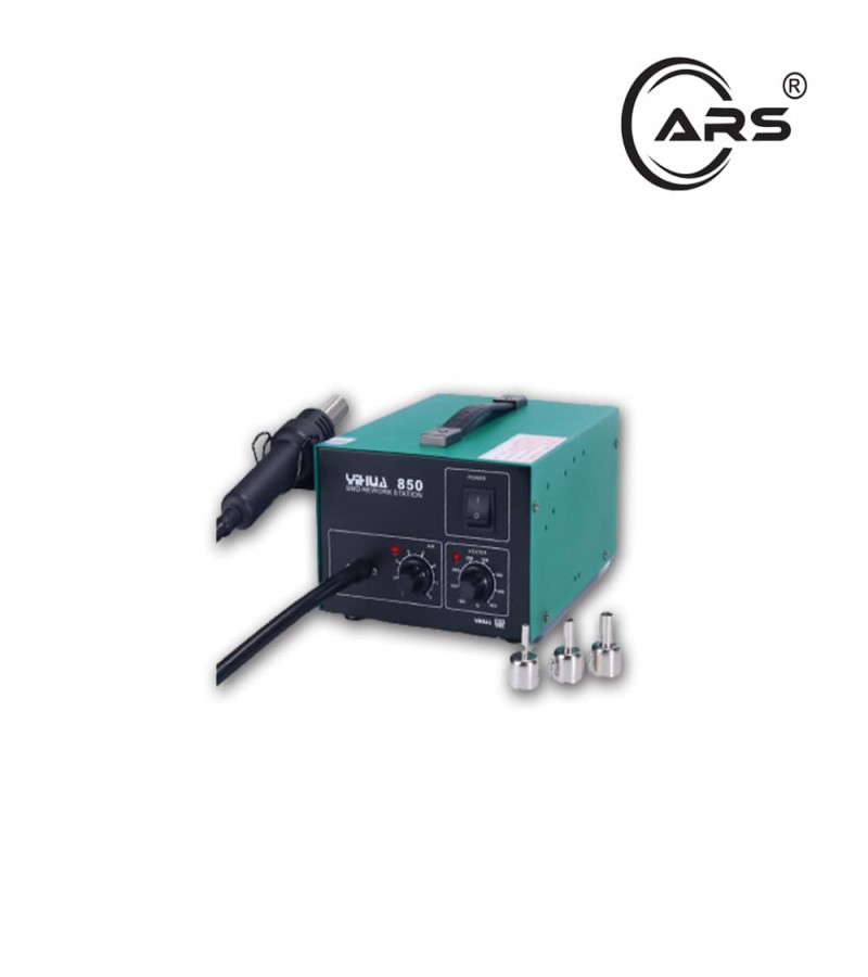 Yihua YH-850 SMD Rework Station Hot Air Gun Soldering Desoldering Tool for BGA SMD IC Repair 220V