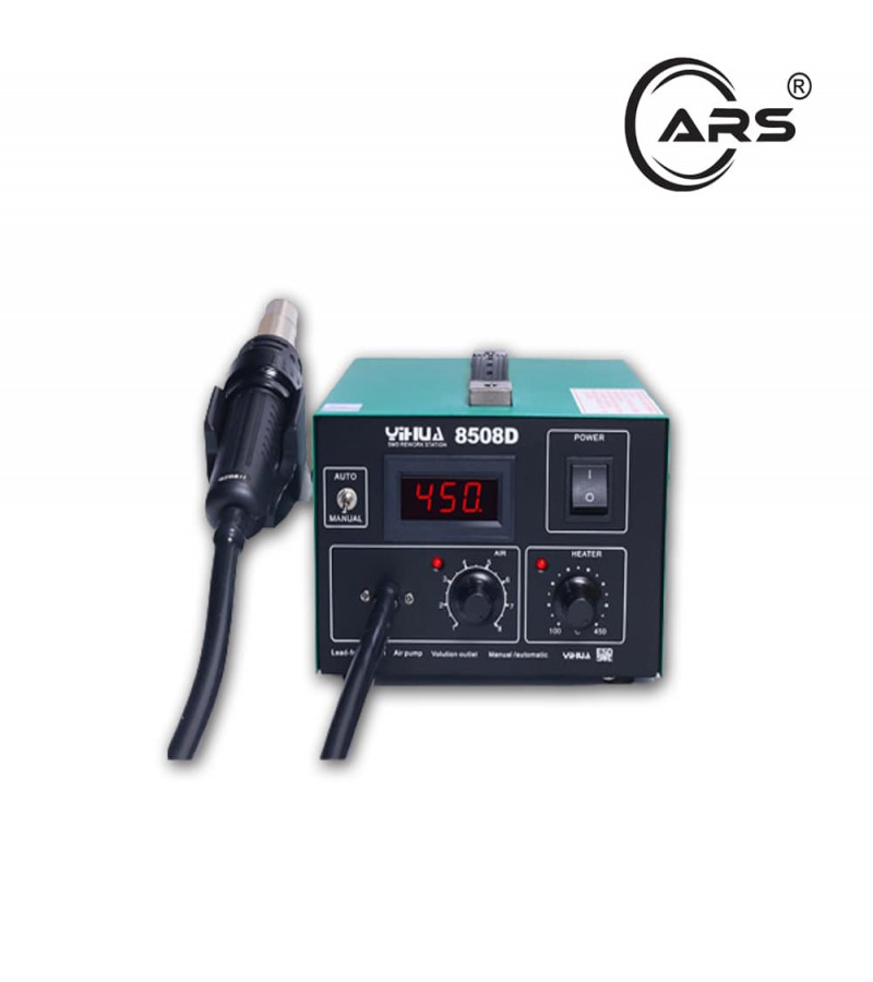 Yihua YH-8508D Hot Air SMD Rework Station 220V | Digital Heat Gun Soldering Tool for BGA/SMT/IC Repair