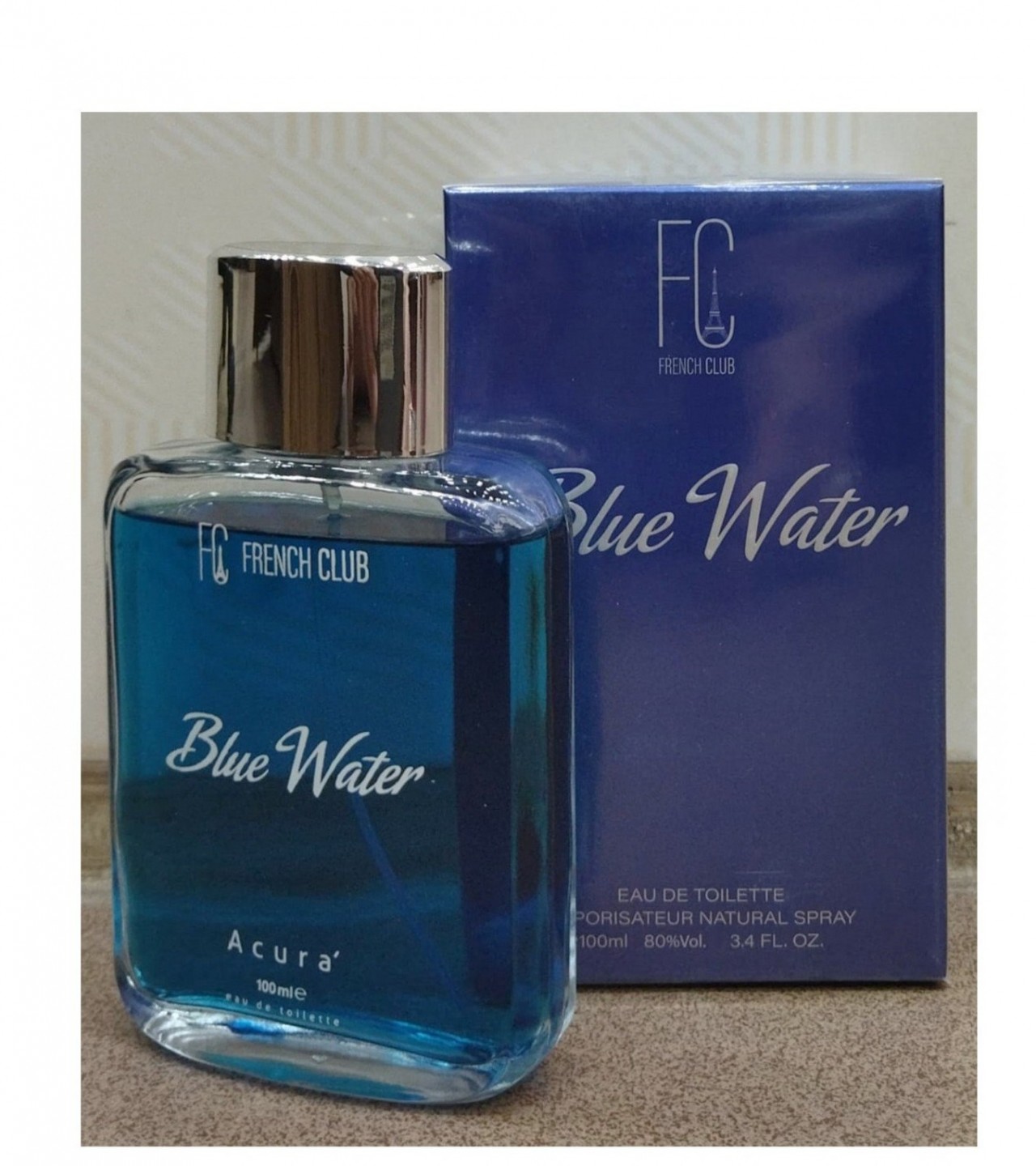 Acura French Club Blue Water Perfume For Men – EDT – 100 ml