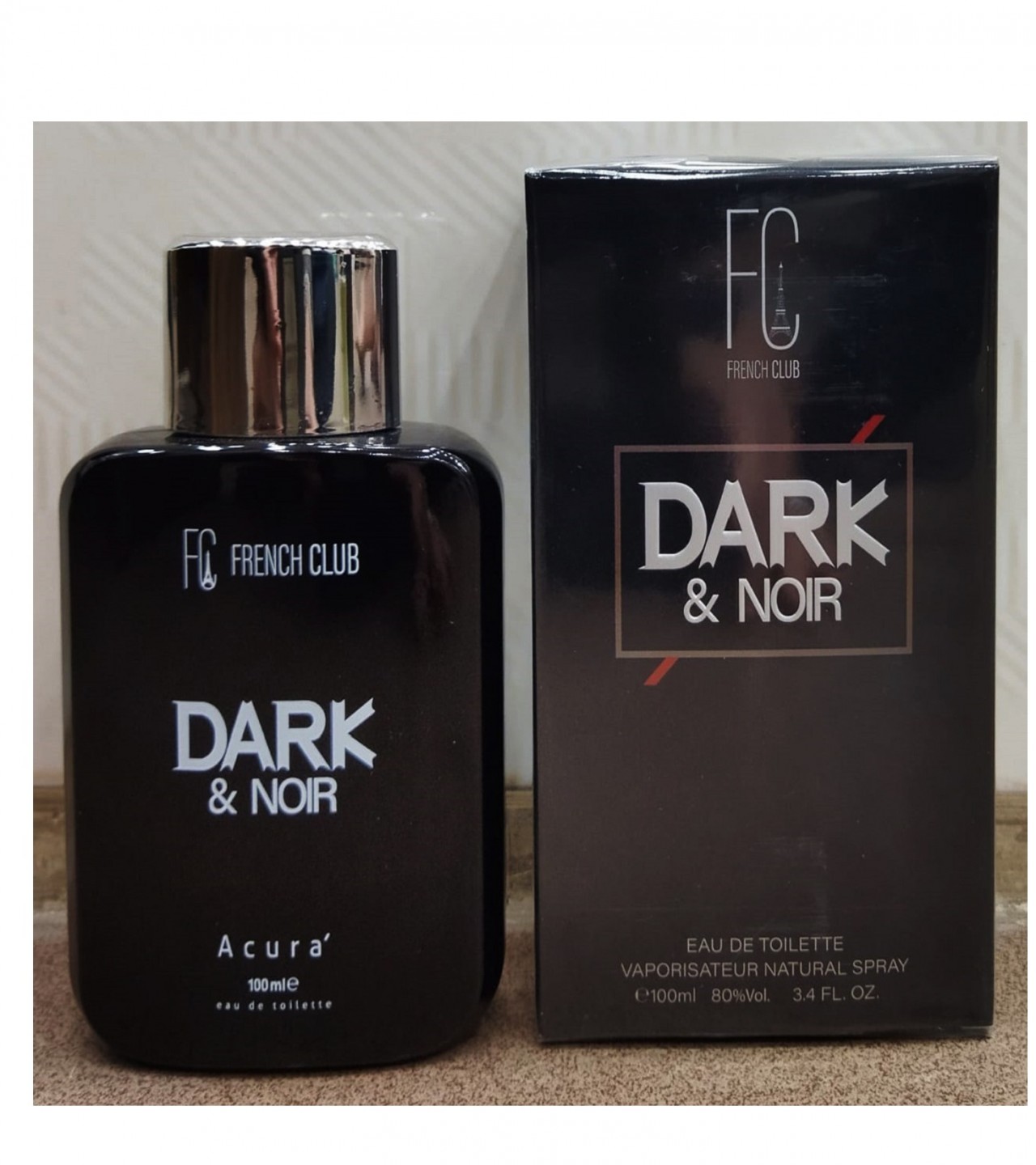French Club Dark & Noir Perfume For Men – EDT – 100 ml
