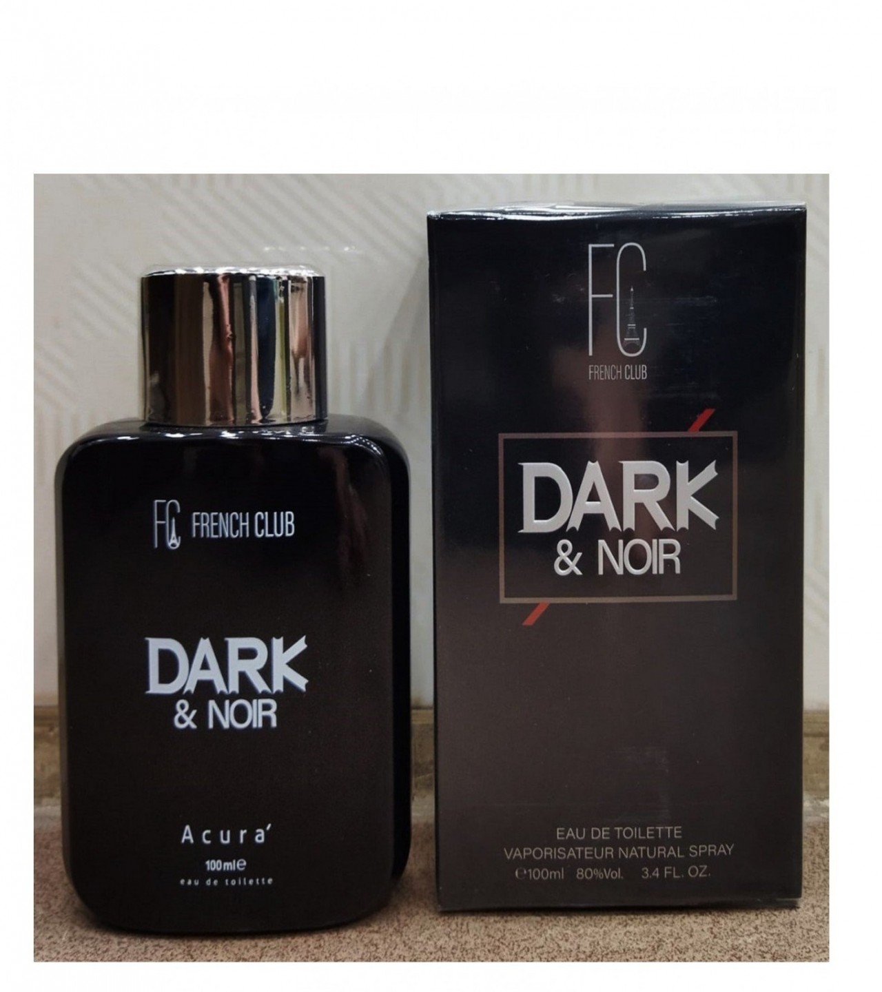 Acura French Club Dark & Noir Perfume For Men – EDT – 100 ml