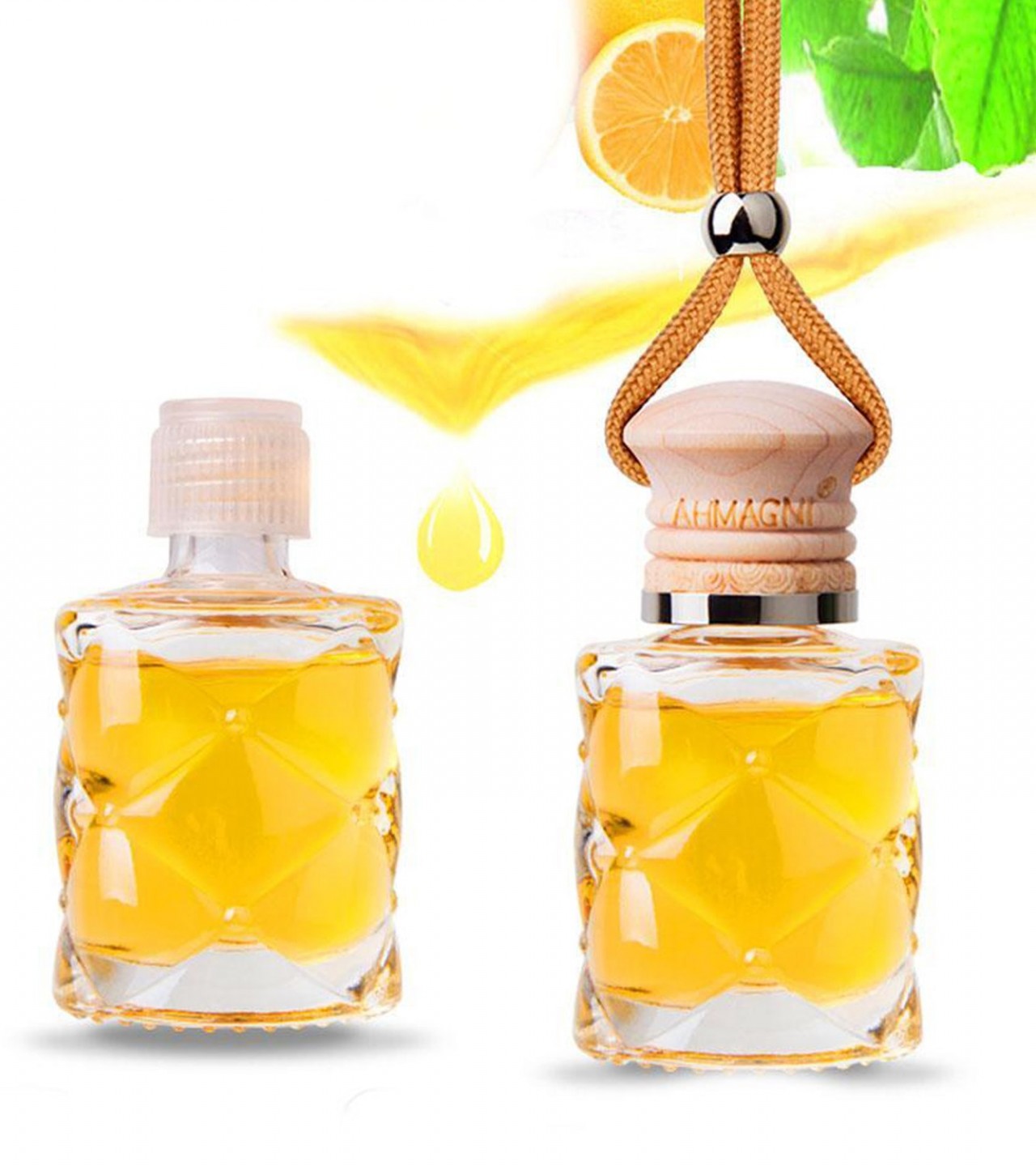 AHMAGNI Car Perfume Oils - Yellow - 10 ml Each