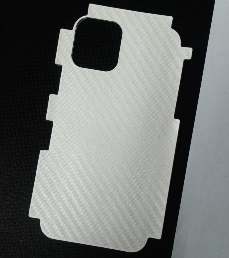 Apple Iphone 11 - Carbon Fiber Matte sheet for phones rare protection - textured designed