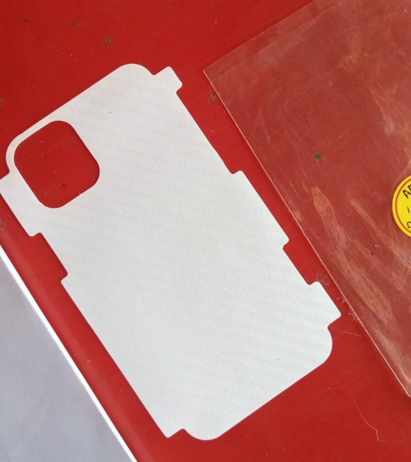 Apple Iphone 12 Mini - Carbon Fiber Matte sheet for phones rare protection - textured designed