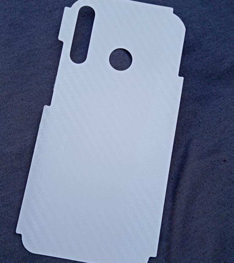 Camon 12 Air- Carbon Fiber Matte sheet for phones rare protection - textured designed