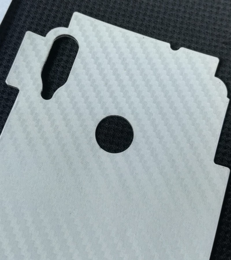 Honor 8X-Carbon Fiber Matte sheet for phones rare protection - rare guard - textured design