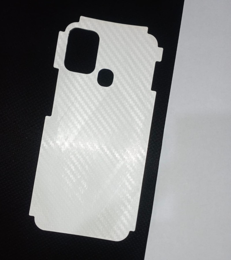 Hot 10 Play-Carbon Fiber Matte sheet for phones rare protection - rare guard - textured design