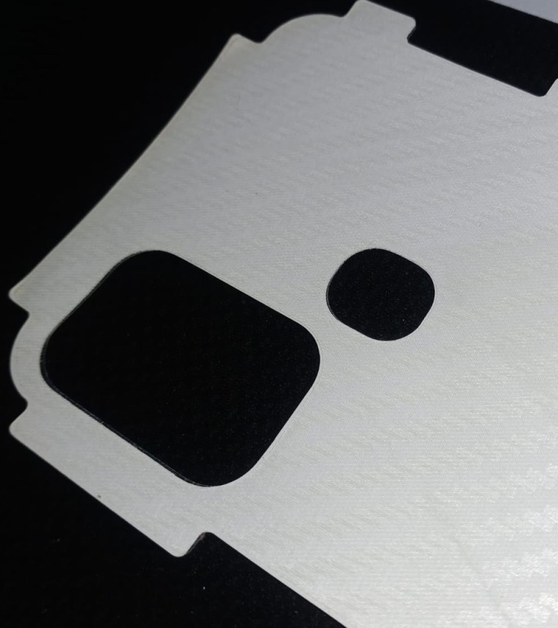 Hot 10 Play-Carbon Fiber Matte sheet for phones rare protection - rare guard - textured design