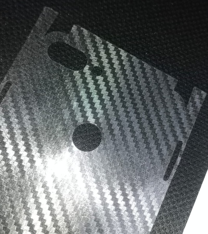 Hot 6 Pro-Carbon Fiber Matte sheet for phones rare protection - rare guard - textured design
