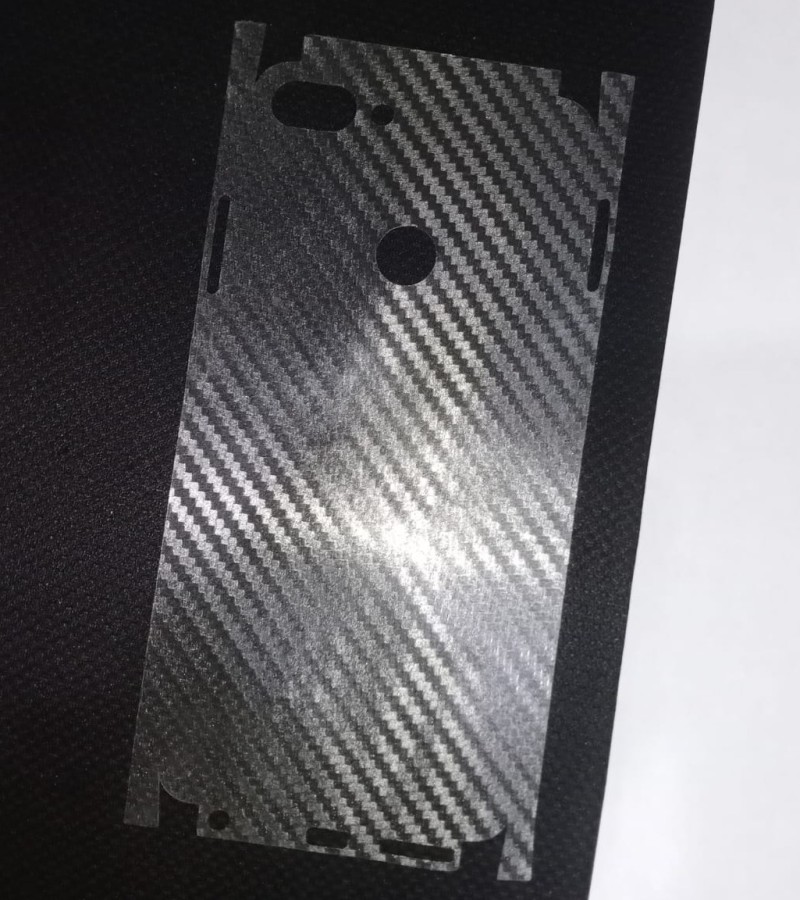 Hot 6 Pro-Carbon Fiber Matte sheet for phones rare protection - rare guard - textured design