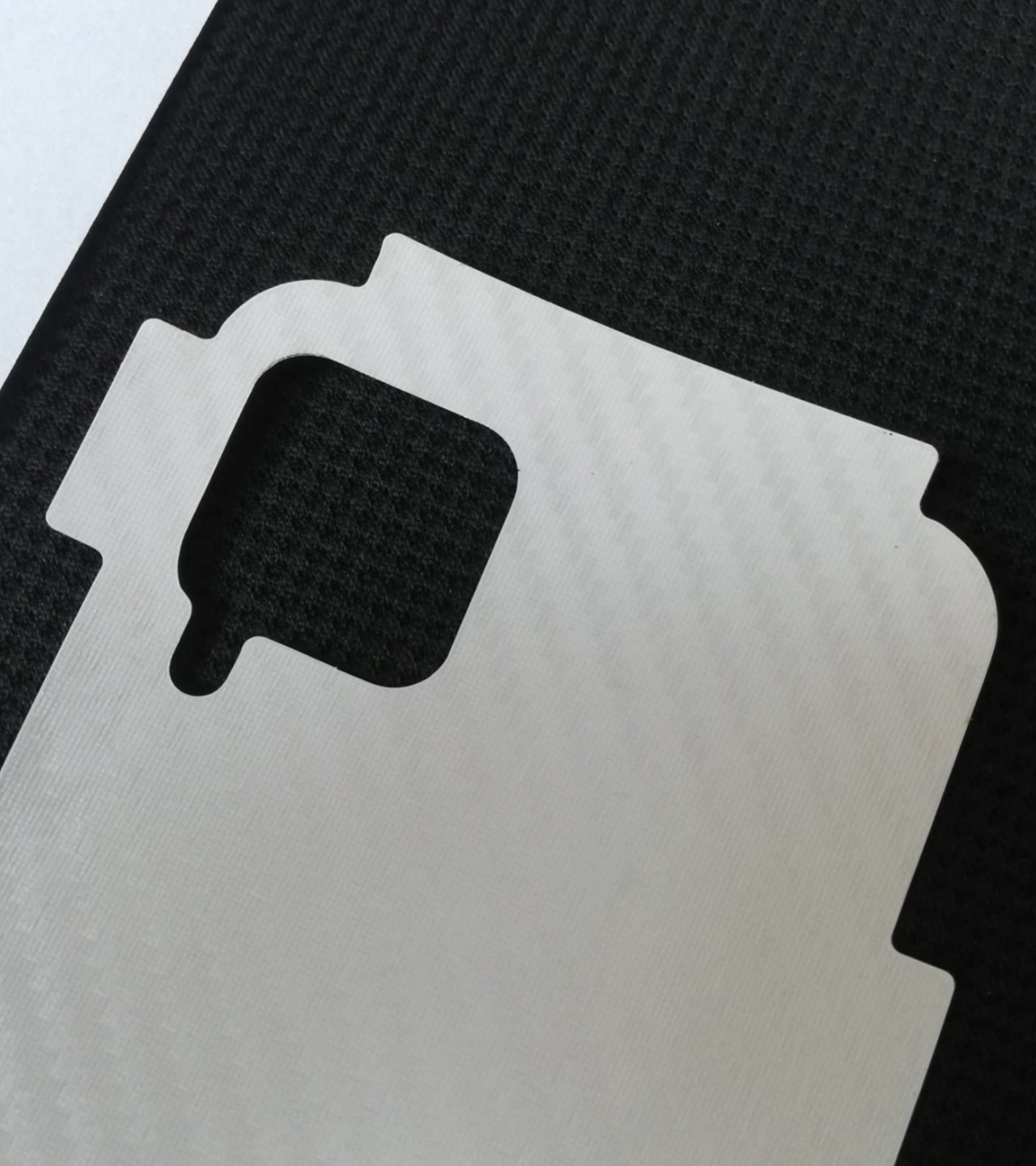 Huawei Nova 7i-Carbon Fiber Matte sheet for phones rare protection - textured designed