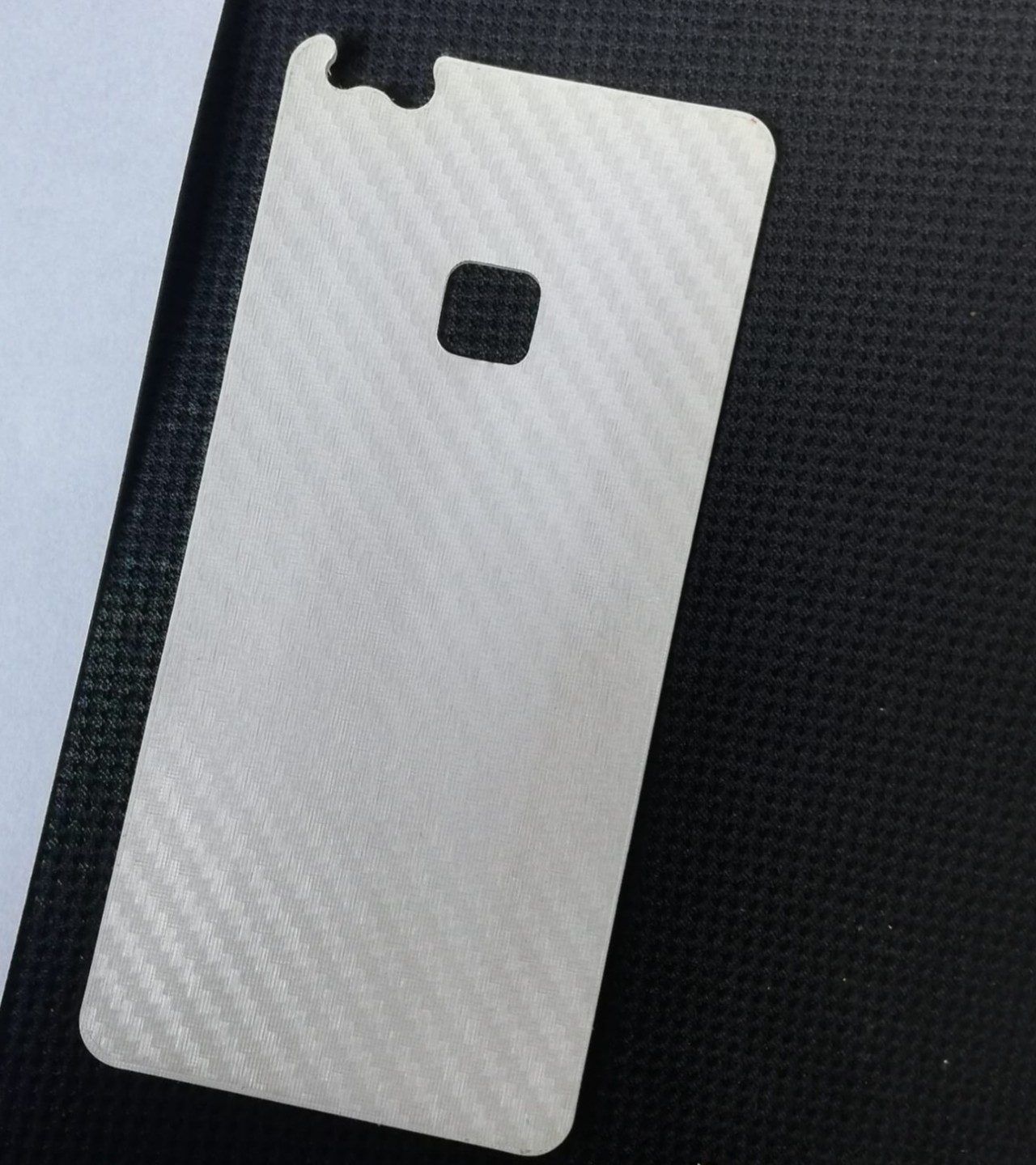 Huawei P10 Lite-Carbon Fiber Matte sheet for phones rare protection - textured designed