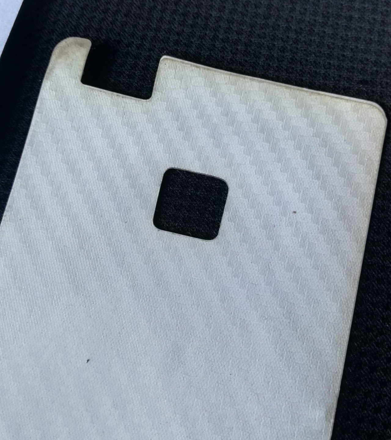 Huawei P9 Lite-Carbon Fiber Matte sheet for phones rare protection - textured designed