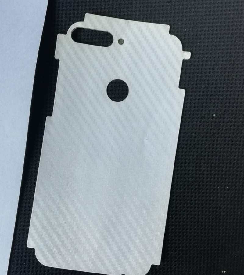 Huawei Y7 Prime 2018-Carbon Fiber Matte sheet for phones rare protection - textured designed