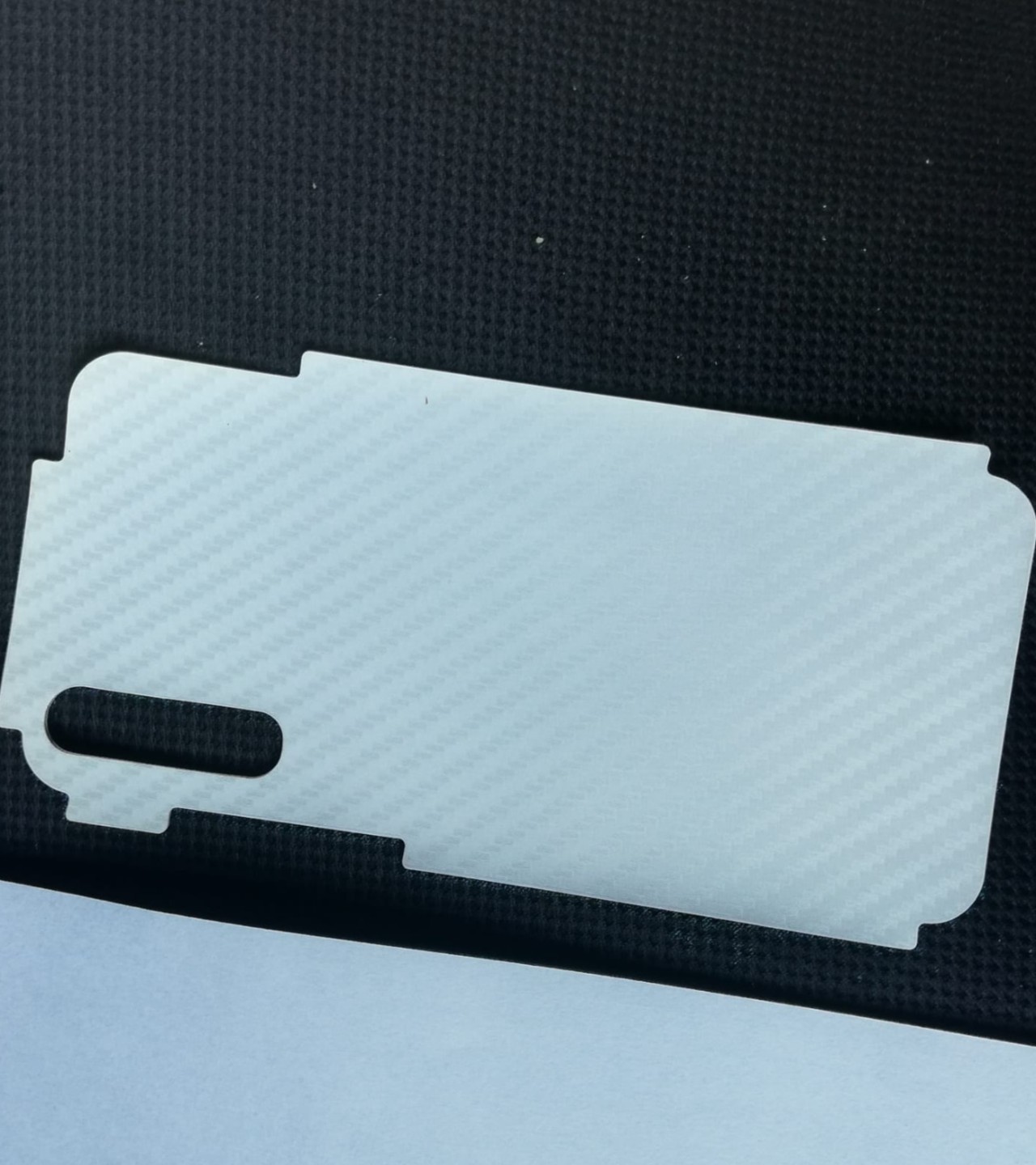Huawei Y8 Prime 2020-Carbon Fiber Matte sheet for phones rare protection - textured designed