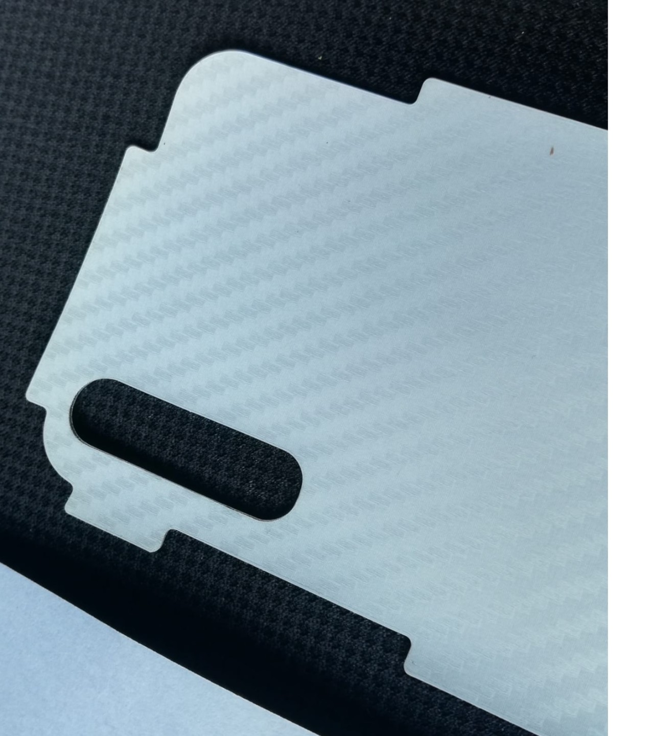 Huawei Y8 Prime 2020-Carbon Fiber Matte sheet for phones rare protection - textured designed
