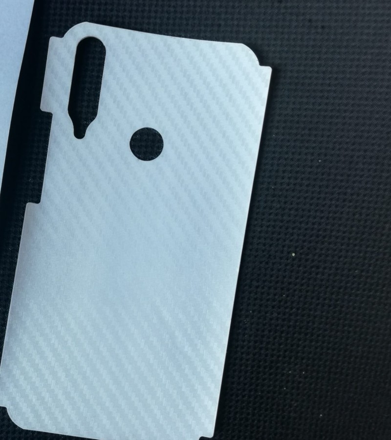 Huawei Y9  Prime 2019-Carbon Fiber Matte sheet for phones rare protection - textured designed
