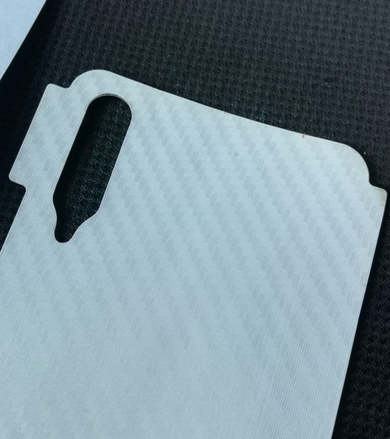 Huawei Y9s-Carbon Fiber Matte sheet for phones rare protection - textured designed