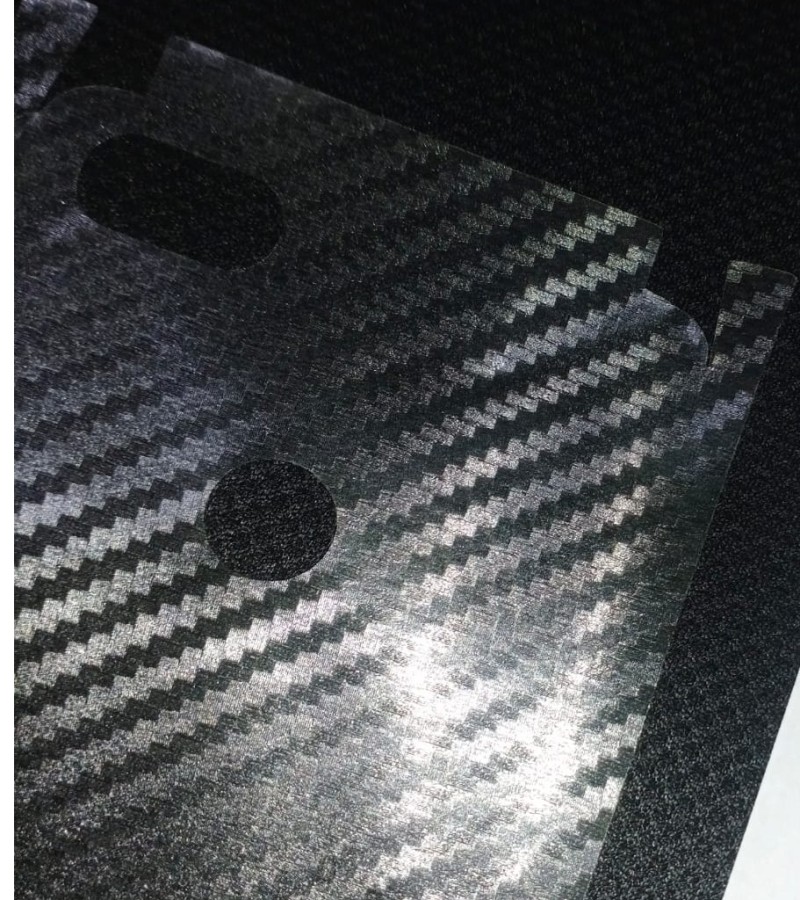 Infinix s3x-Carbon Fiber Matte sheet for phones rare protection - rare guard - textured design