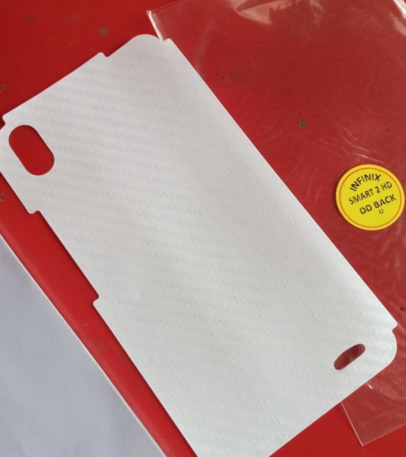 Infinix Smart 2 HD-Carbon Fiber Matte sheet for phones rare protection - rare guard - textured design