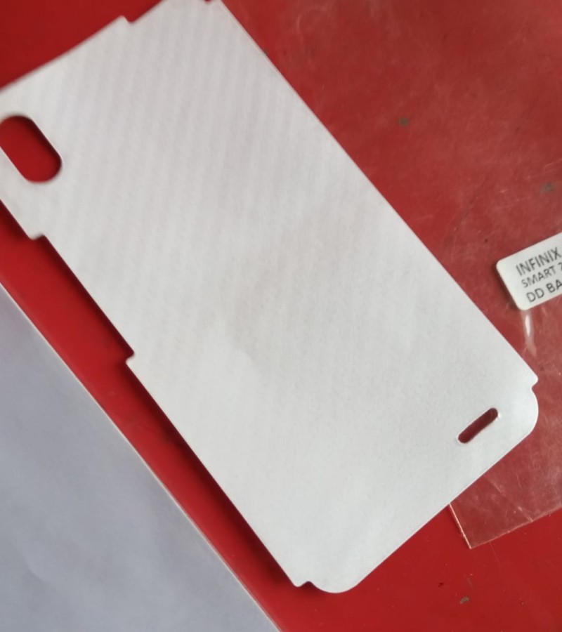 Infinix Smart 2(1)-Carbon Fiber Matte sheet for phones rare protection - rare guard - textured design