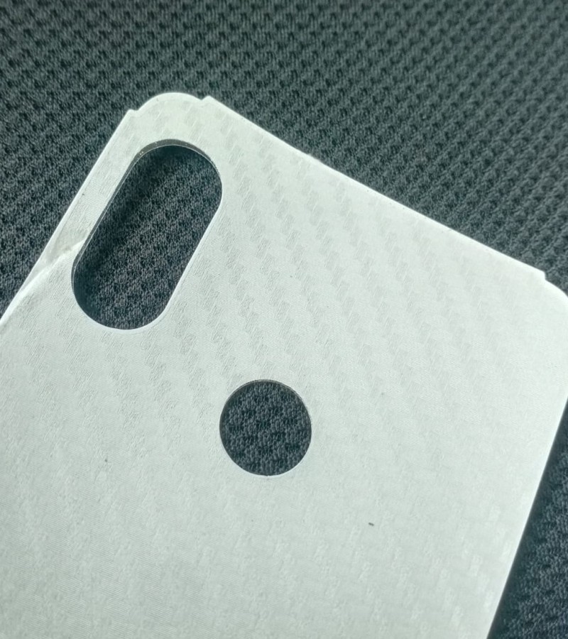 Mi A2 Lite - Carbon Fiber Matte sheet for phones rare protection - textured designed