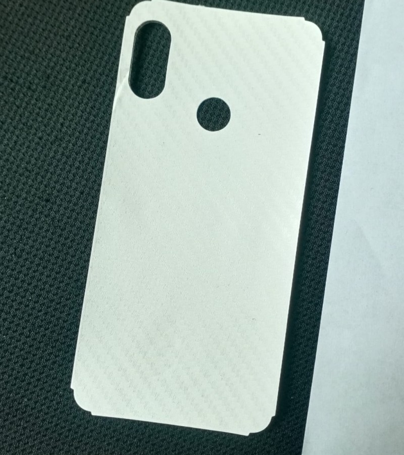Mi A2 Lite - Carbon Fiber Matte sheet for phones rare protection - textured designed