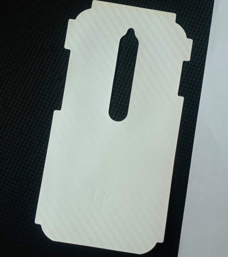 Redmi 8 - Carbon Fiber Matte sheet for phones rare protection - textured designed