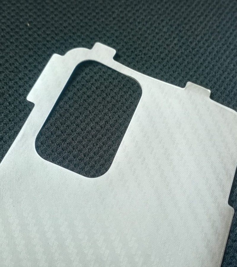 Redmi Unknown - Carbon Fiber Matte sheet for phones rare protection - textured designed