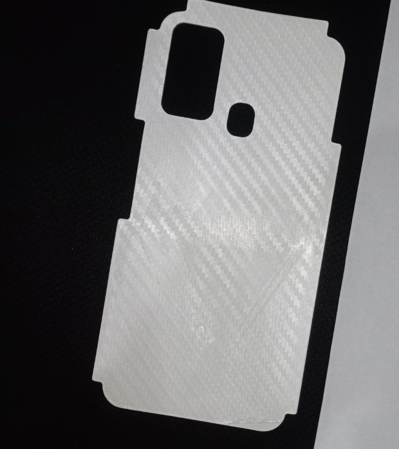 Spark 7-Carbon Fiber Matte sheet for phones rare protection - rare guard - textured design