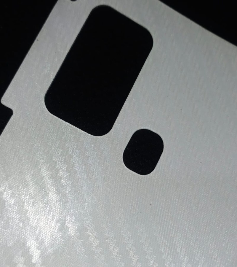 Spark 7-Carbon Fiber Matte sheet for phones rare protection - rare guard - textured design