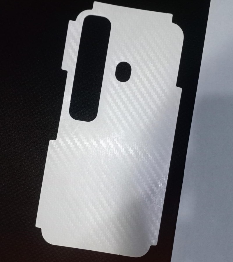 Spark 7 Pro-Carbon Fiber Matte sheet for phones rare protection - rare guard - textured design