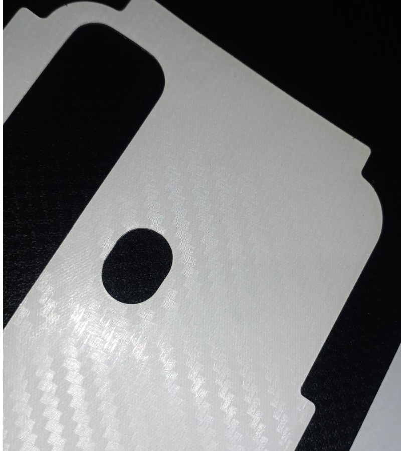 Spark 7 Pro-Carbon Fiber Matte sheet for phones rare protection - rare guard - textured design