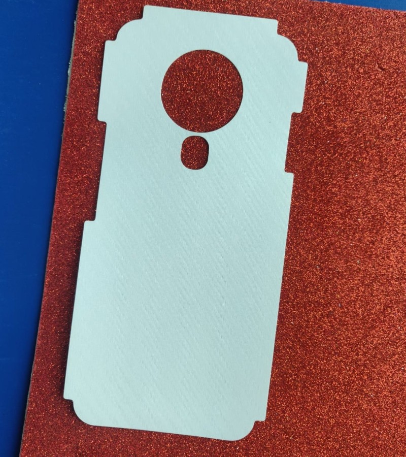 Tecno Spark 6-Carbon Fiber Matte sheet for phones rare protection - rare guard - textured design