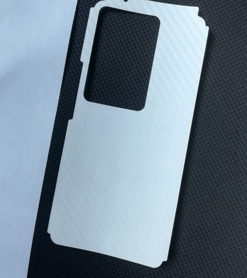 Vivo Y27-Carbon Fiber Matte sheet for phones rare protection - rare guard - textured design