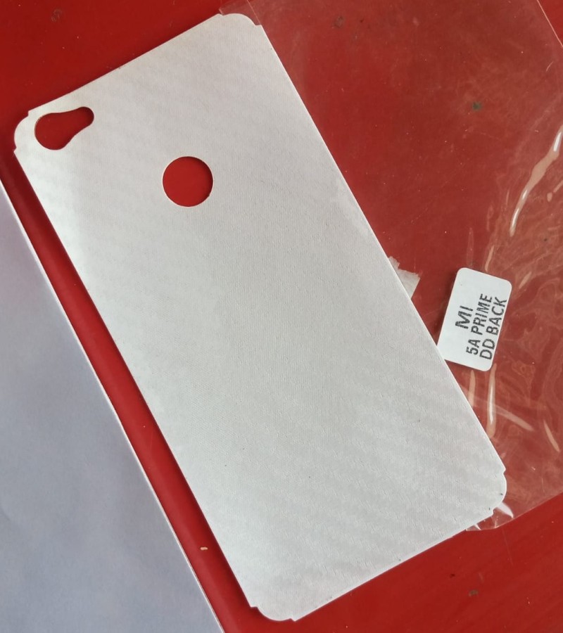Xiaomi Mi 5a Prime-Carbon Fiber Matte sheet for phones rare protection - textured designed