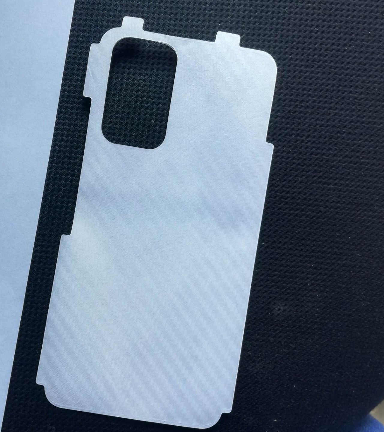 Xiaomi Redmi Note 10 Pro - Carbon Fiber Matte sheet for phones rare protection - textured designed