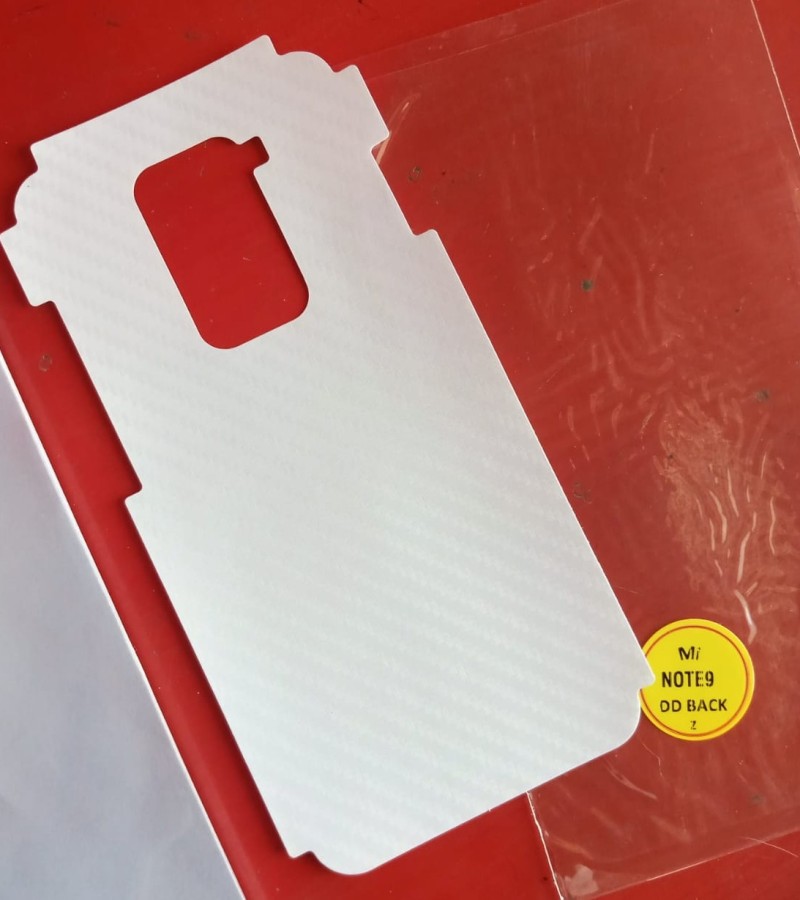Xiaomi Redmi  Note 9 Pro-Carbon Fiber Matte sheet for phones rare protection - textured designed